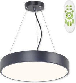 Top Light Metal 40CZ RC - LED Luster na lanku METAL LED/51W/230V + DO čierna