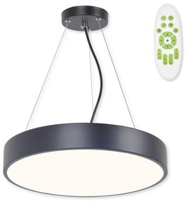 Top Light Metal 40CZ RC - LED Luster na lanku METAL LED/51W/230V + DO čierna