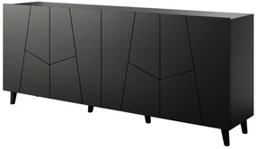 Cama Komoda Etna - čierna