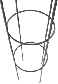 Mriežka na popínavé rastliny Romantika - 190 x 38 cm - Čierna