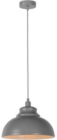 Lucide 34400/29/36 - Závesné svietidlo ISLA 1xE14/40W/230V šedá