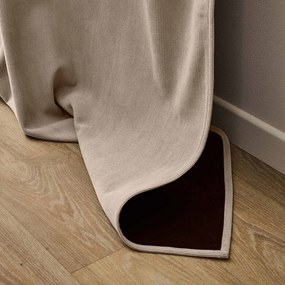 Hnedý menčestrový termo záves 140x260 cm Madison – douceur d'intérieur