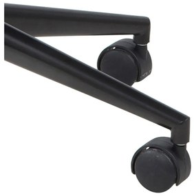 Čierna kancelárska stolička na kolieskach Actona Wislow