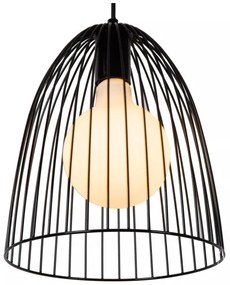 Lucide 74417/01/30 - Luster na lanku MACARONS 1xE27/40W/230V pr. 24,5 cm čierna