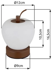 Globo 21011 - LED Stmievateľná stolná lampa EVALINA LED/2W/3,7V