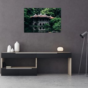 Obraz z japonskej národnej záhrady (90x60 cm)