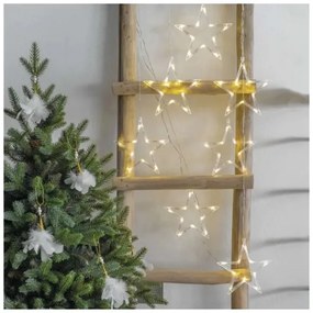 LED vianočný záves 70xLED/3,6W 567x125 cm teplá biela