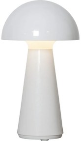 Biela LED stolová lampa so stmievačom (výška 28 cm) Mushroom – Star Trading