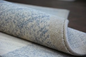 Vlnený koberec MOON DEEP sivý