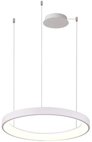 Azzardo Azzardo AZ5015 -LED Stmievateľný luster na lanku AGNES LED/38W/230V pr. 48 cm biela AZ5015