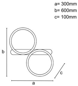 LED stmievateľné stropné svietidlo LED/60W/230V 3000-6500K + diaľkové ovládanie