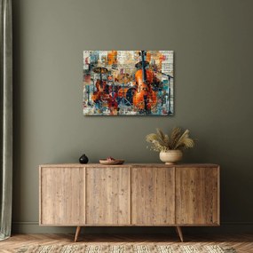 Obraz - Hudobné nástroje (70x50 cm)