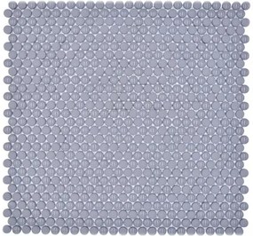 Sklenená mozaika zaoblená smalt mix sivá lesklá/matná