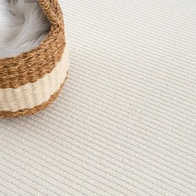 Dekorstudio Jednofarebný koberec FANCY 900 - smotanovo biely Rozmer koberca: 140x200cm