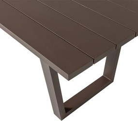 Kovový záhradný jedálenský stôl 87x240 cm Bear – WOOOD