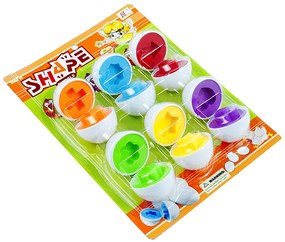 IKO Vzdelávacia hračka – vajíčka rôznych tvarov a farieb