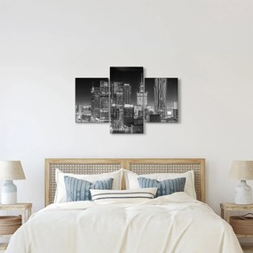 Obraz - Čiernobiely New York (90x60 cm)