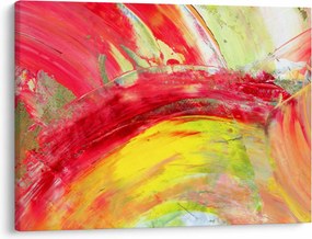 Obraz abstrakcie - maľba (70x50 cm)