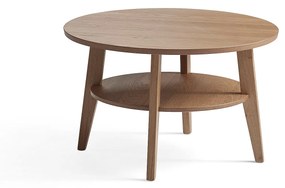 Konferenčný stolík HOLLY, Ø 800x500 mm, dub