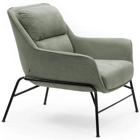 Zeleno-sivé kreslo Teulat Sadira