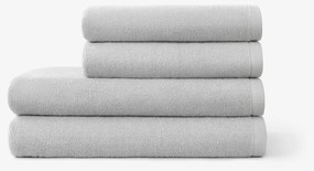 Goldea bavlnený froté uterák / osuška soft bez bordúry – sivý 30 x 50 cm