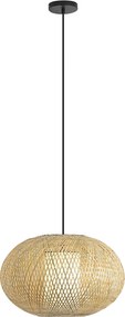 Japandi závesná lampa bambusová 50cm IP44 - Moana