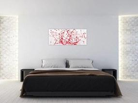 Obraz technikou Drippingu (120x50 cm)