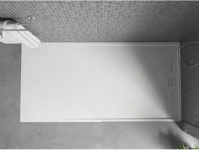 Mexen Amon, SMC obdĺžniková sprchová vanička 140 x 80 cm, biela, 4F108014