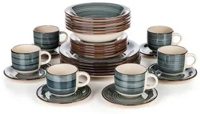 Banquet 30-dielna jedálenská súprava Spiral ​Blue