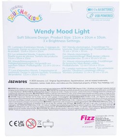 Zelené detské nočné svietidlo Fizz Wendy – SQUISHMALLOWS