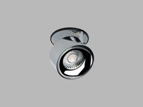 LED2 21507335DT Zapustené bodové svietidlo KLIP LED, 11W, 3000K, 770lm, IP20, čierna/chrómová, TRIAC