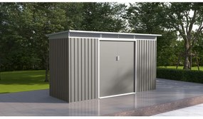 G21 Záhradný domček GRAH 483 - 340 x 142 cm, metalický šedý 63900992