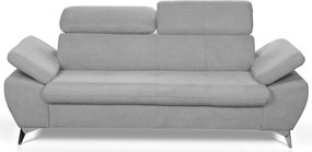 Trojsedák Gisele, svetlo šedá látka