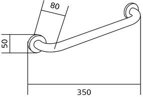 Mexen príslušenstvo, kúpeľkový držiak 30cm, čierna, 70101630-70