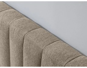 Béžová/prírodná dvojlôžková posteľ s roštom 160x200 cm Oceane – Bobochic Paris