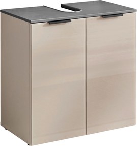 XXXLutz SKRINKA POD UMÝVADLO, kašmírová, antracitová, kašmírová, 60/60/35 cm Venda - Kúpeľňové skrinky - 001279034601