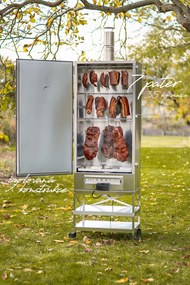 KAISER - DVESTOVKA, elektrická udiareň, nerez