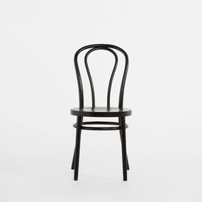 Drevená stolička CARLO čierna