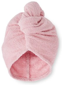 Ružové rýchloschnúce bavlnené uteráky na vlasy v súprave 2 ks 20x13 cm Quick Dry – Catherine Lansfield