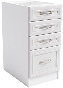 Skrinka do kuchyne Sycylia D40s4 biela/dub lancelot