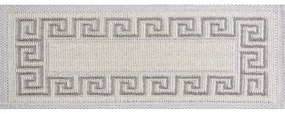 Krémovobiele bavlnené nášľapy na schody v súprave 16 ks 25x65 cm Versace Bej – Vitaus