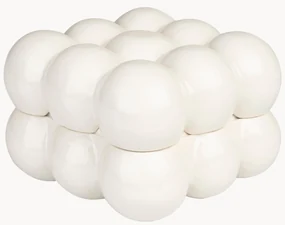 Porcelánová úložná škatuľa Bubble, Š 15 cm