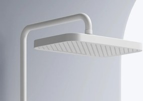 Rea Bari, sprchový set s hlavovou a ručnou sprchovou hlavicou, biela, REA-P0895