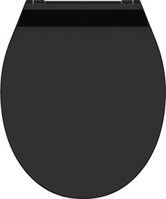 Eisl Sanitär WC sedátko Duroplast Soft Close Slim Black 82710