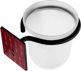 Rea Tutumi - WC kefa čierna na nalepenie na 3M páske, 322195A, REA-77076