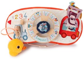 Lilliputiens - textilný panel s volantom - farmárske auto