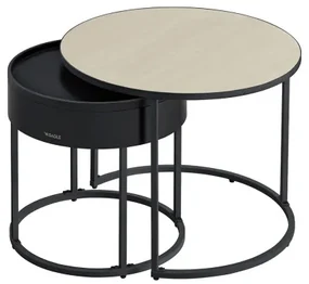 Set dvoch konferenčných stolíkov LCT044K67