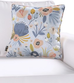 Gabika so šnúrkou, obliečka na vankúš farba produktu modrá látka vzorované