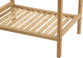 Noela Bambusový regál dvojúrovňový so 7 policami LADRA