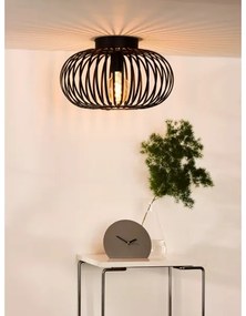 Lucide 78174/40/30 - Stropné svietidlo MANUELA 1xE27/60W/230V pr. 39,5 cm čierna
